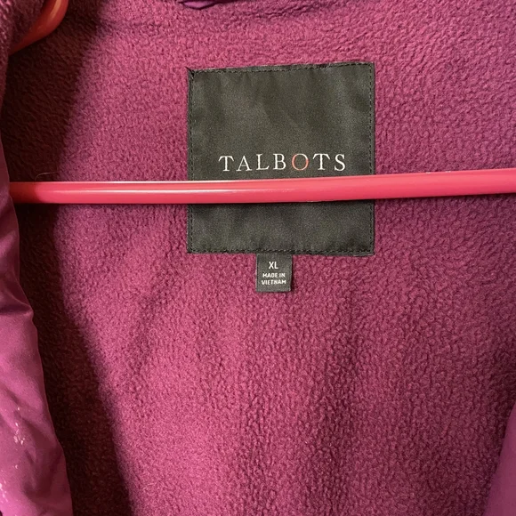 Talbots Fleece Jacket in Rich Purple - Picture 9 of 11
